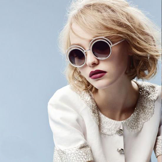 lilyrosedepp莉莉罗丝德普香奈儿珍珠眼镜写真57