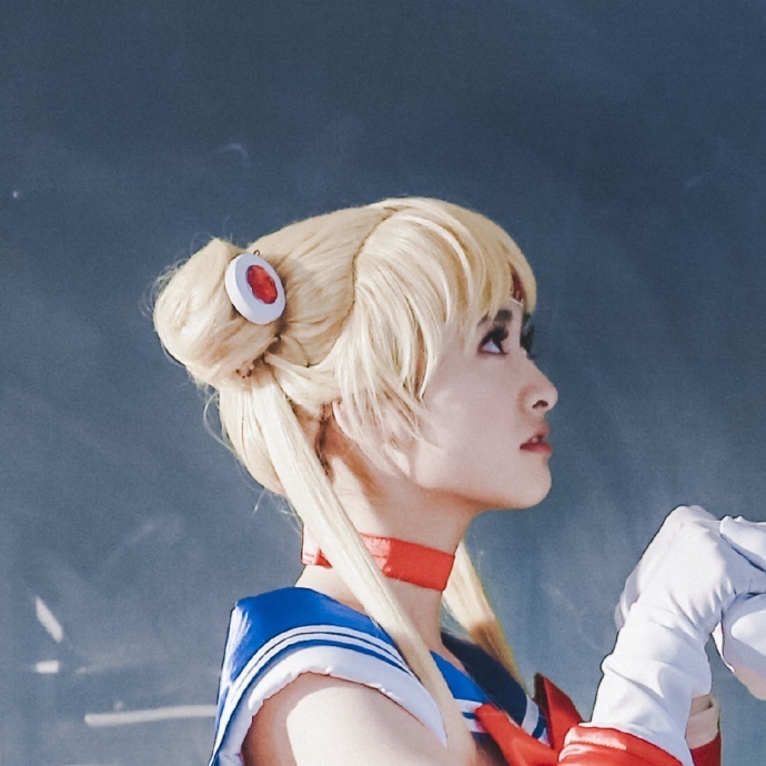 胡一天沈月美少女战士夜礼服假面cos图片29