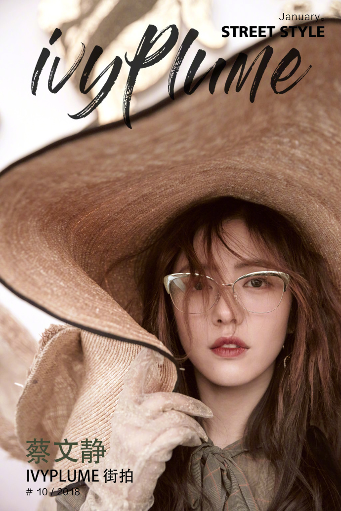 蔡文静冬日时髦街拍性感写真图片29