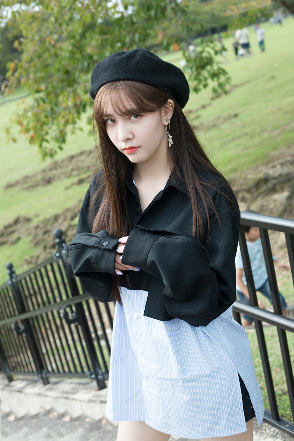 宋妍霏软萌清新游客照图片410