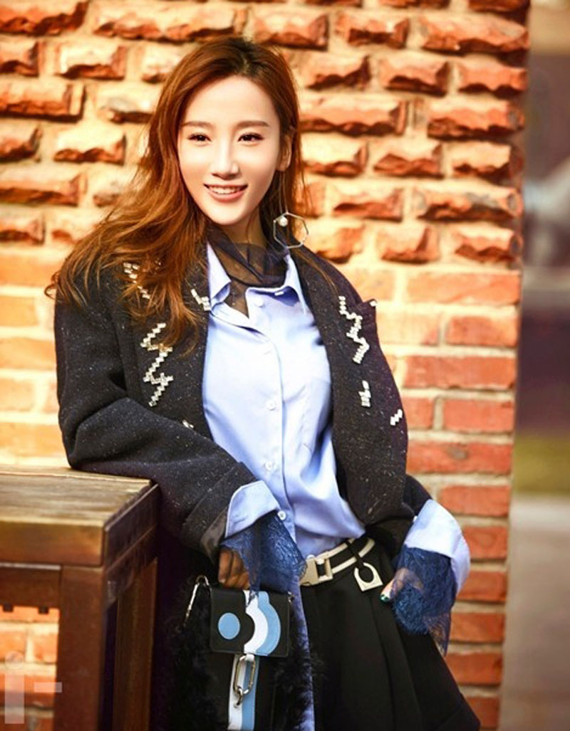 高洋干练风格西装时尚街拍高清图片78