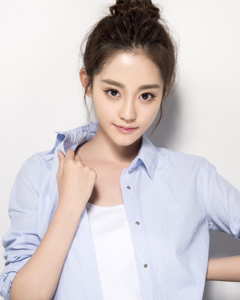 祝绪丹甜美清新丸子头写真高清图片58