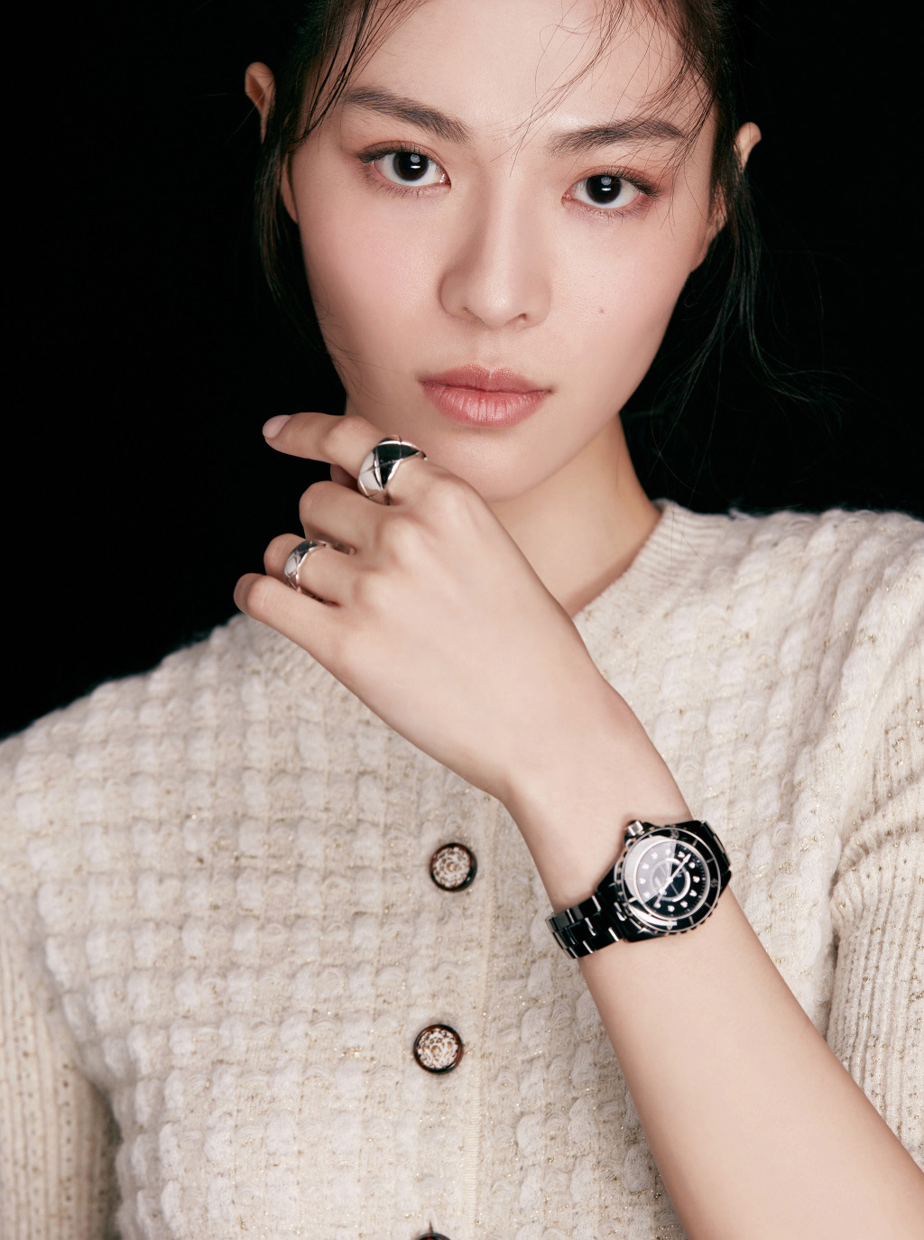 钟楚曦光影黑白写真图片68