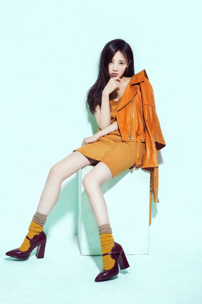 李一桐帅气朋克风皮衣写真图片88