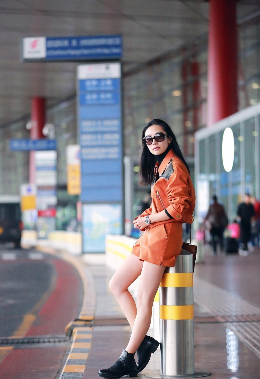 陶昕然机场街拍图片16