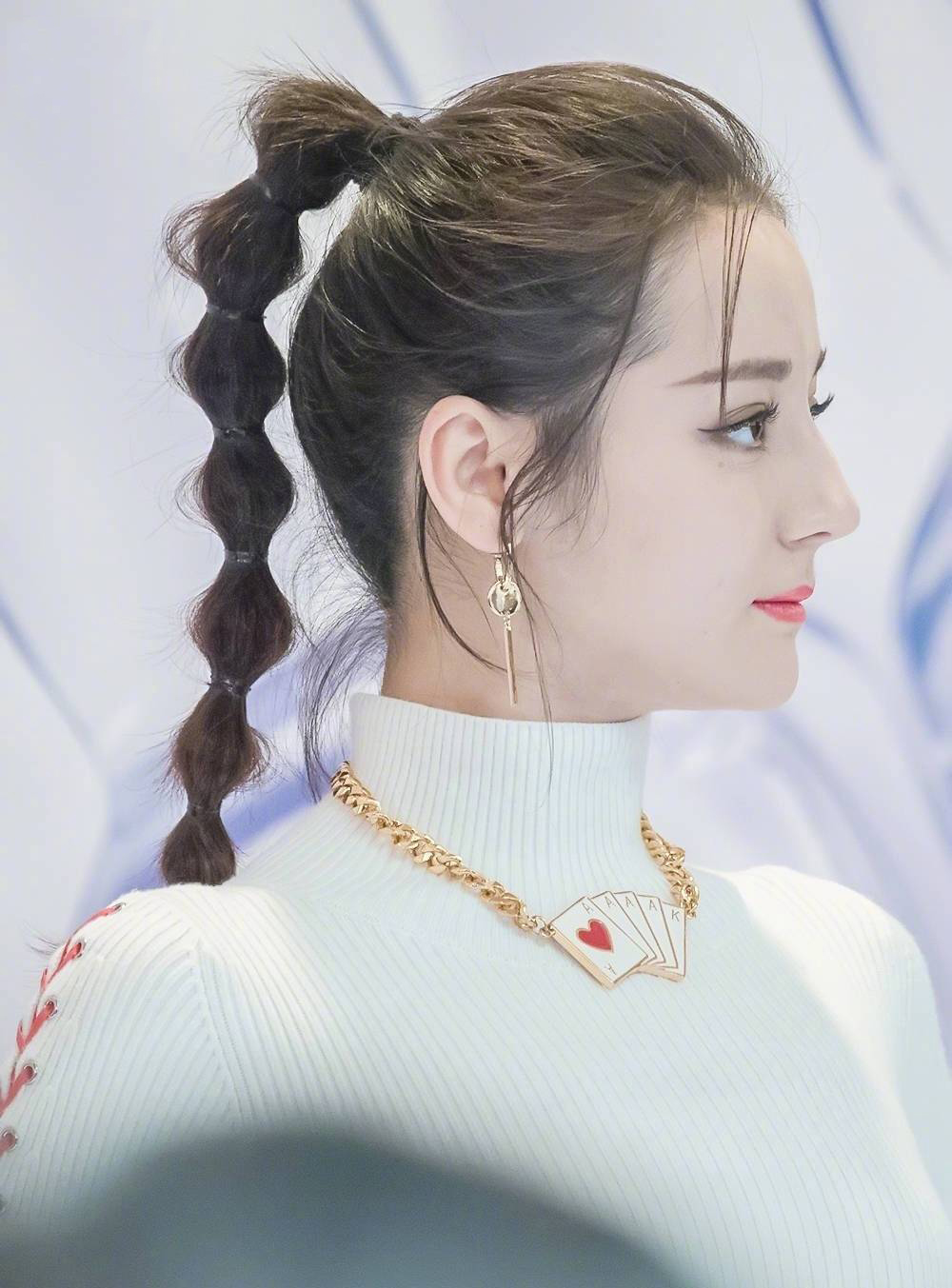 迪丽热巴侧颜超美高清图片79