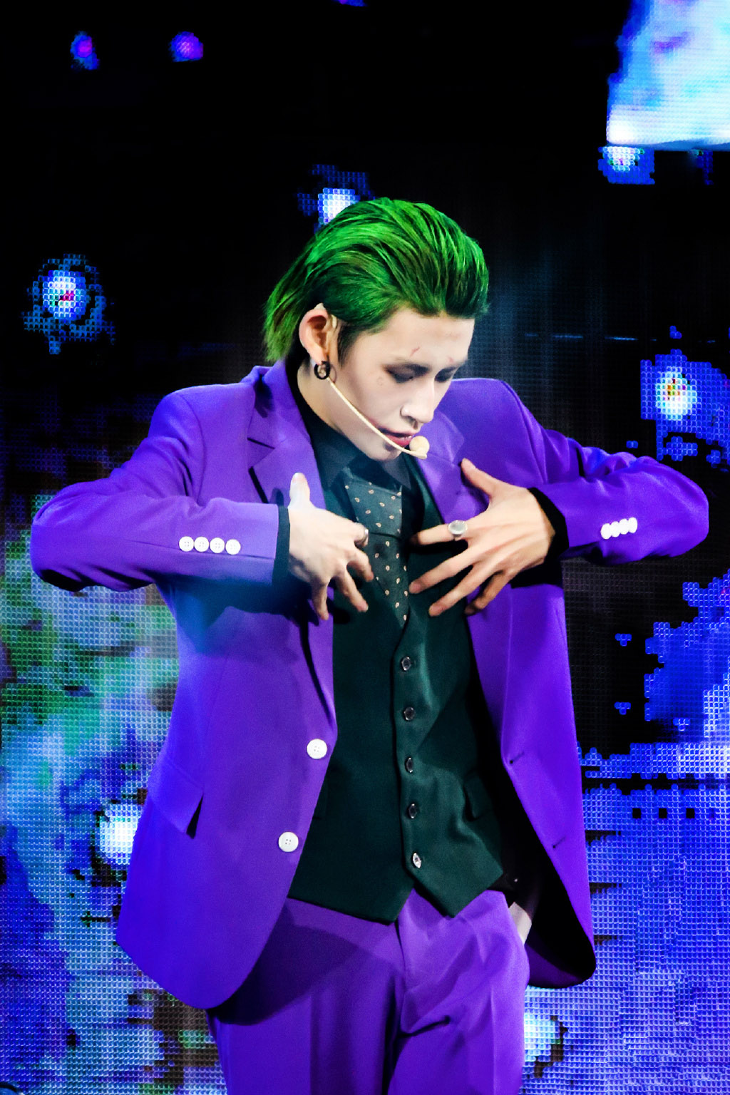 小鬼王琳凯小丑造型图片39