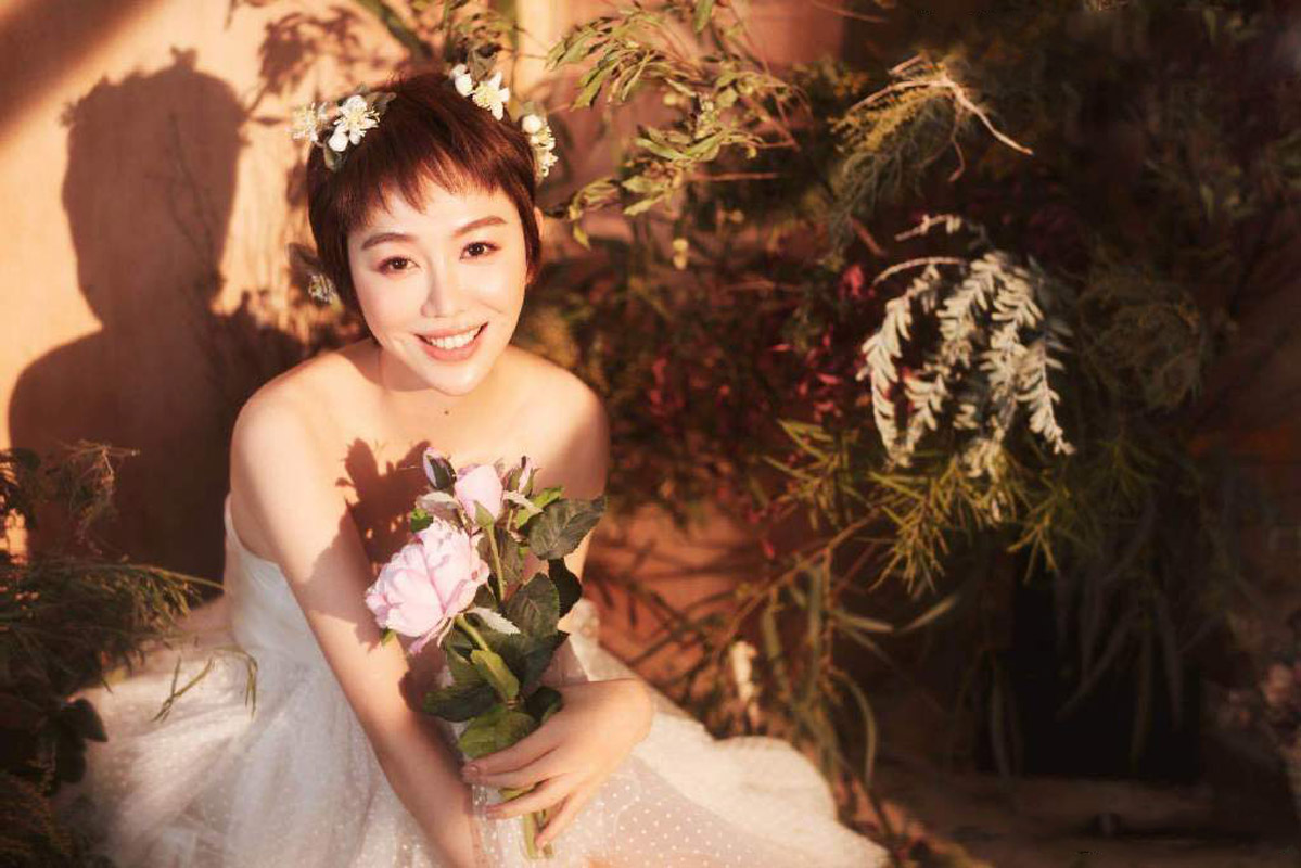姜妍优雅唯美婚纱写真图片99