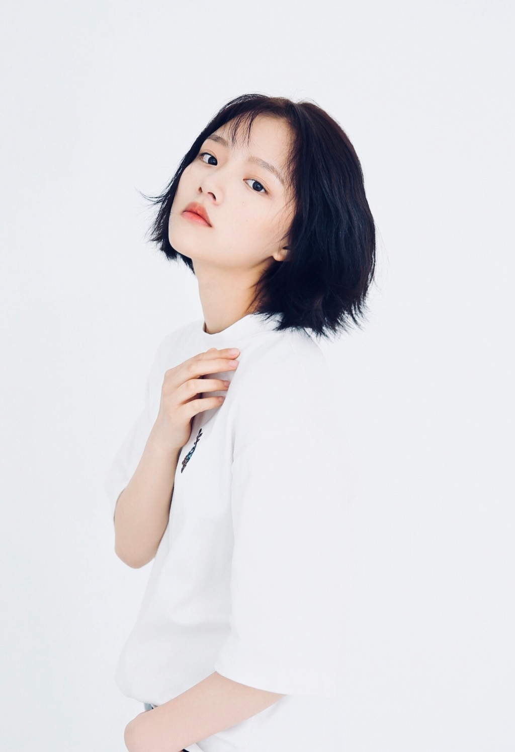 任敏照片任敏黑白清新简约写真图片16