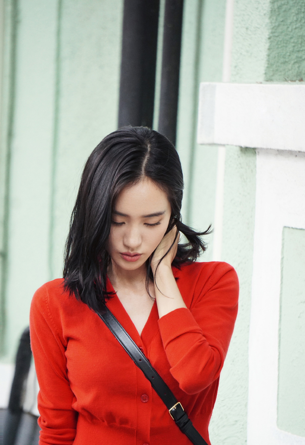 王智清新私服街拍图片88