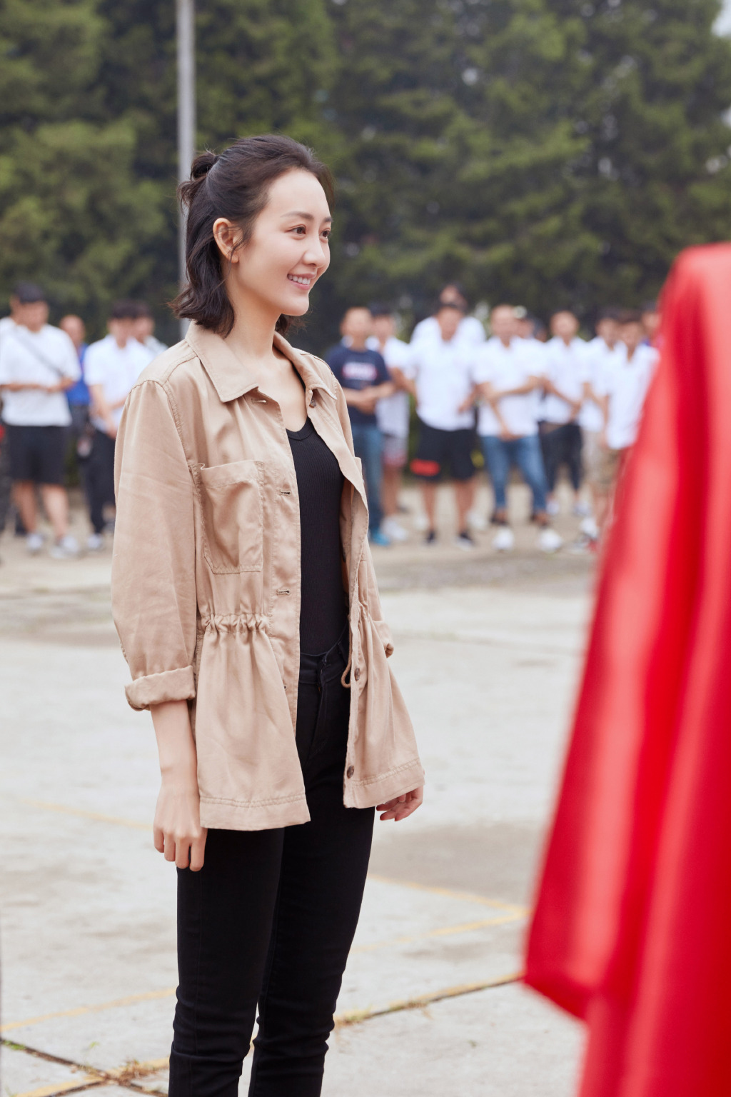 王鸥电视剧猎狐开机活动图片27