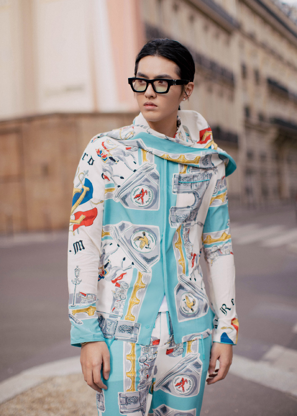 吴亦凡巴黎帅气街拍图片58