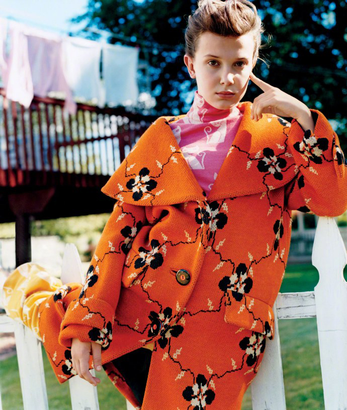 小11米莉博比布朗俏皮唯美杂志写真图片27