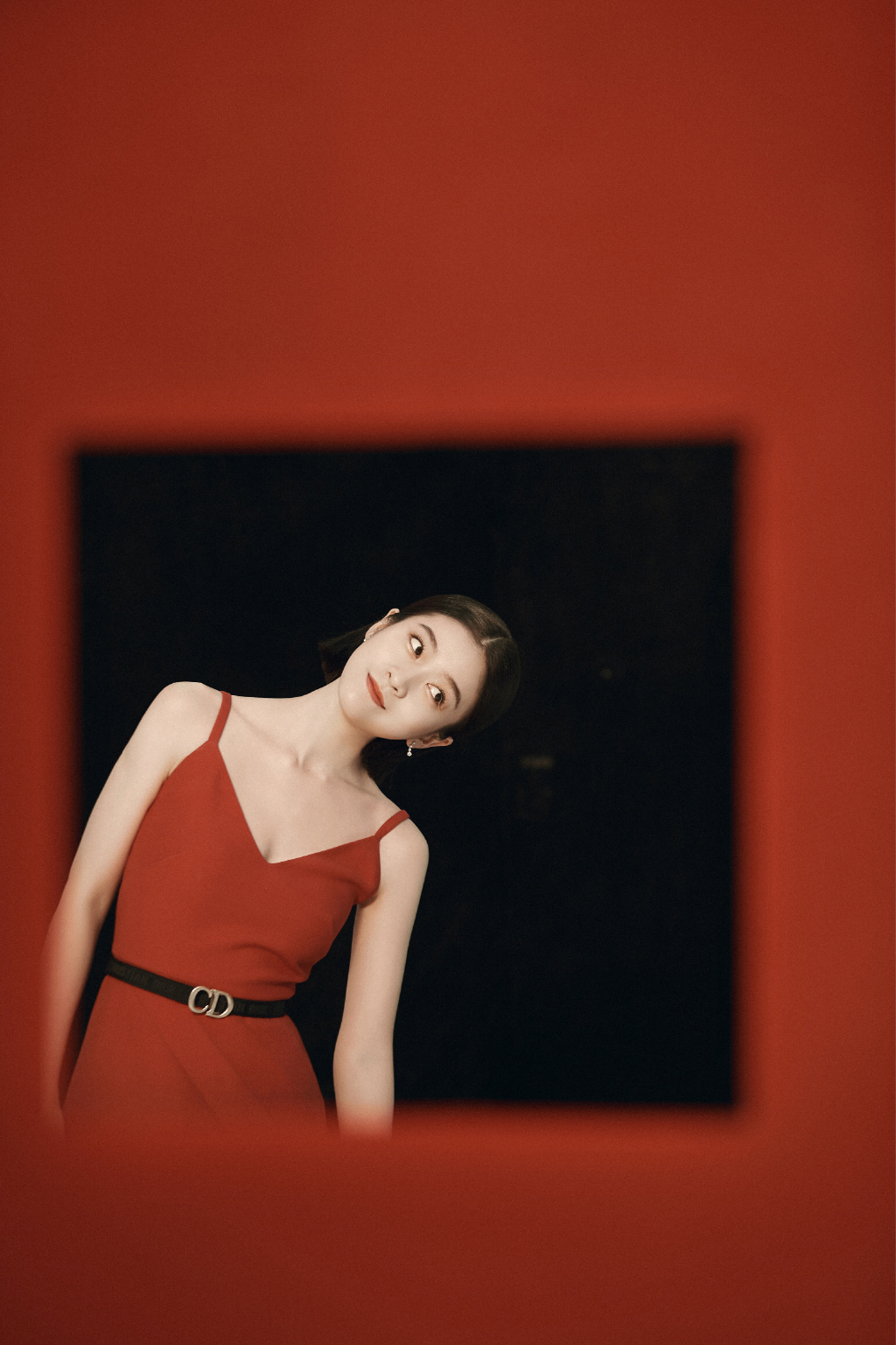 张雪迎红裙性感写真图片47