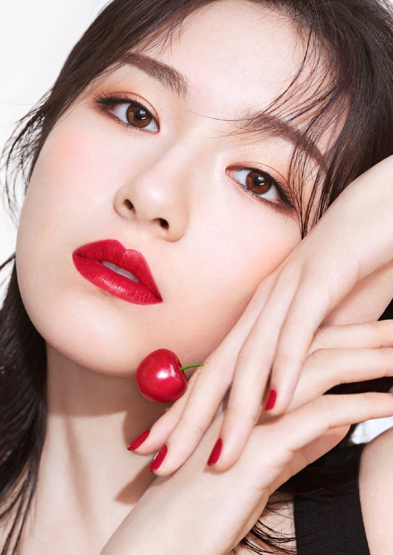 李兰迪魅惑红唇代言写真图片12