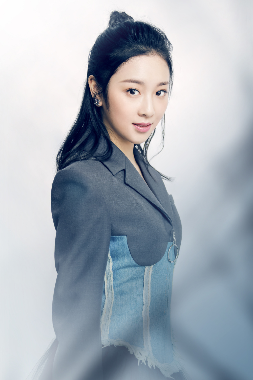 葛施敏西装纱裙性感图片34