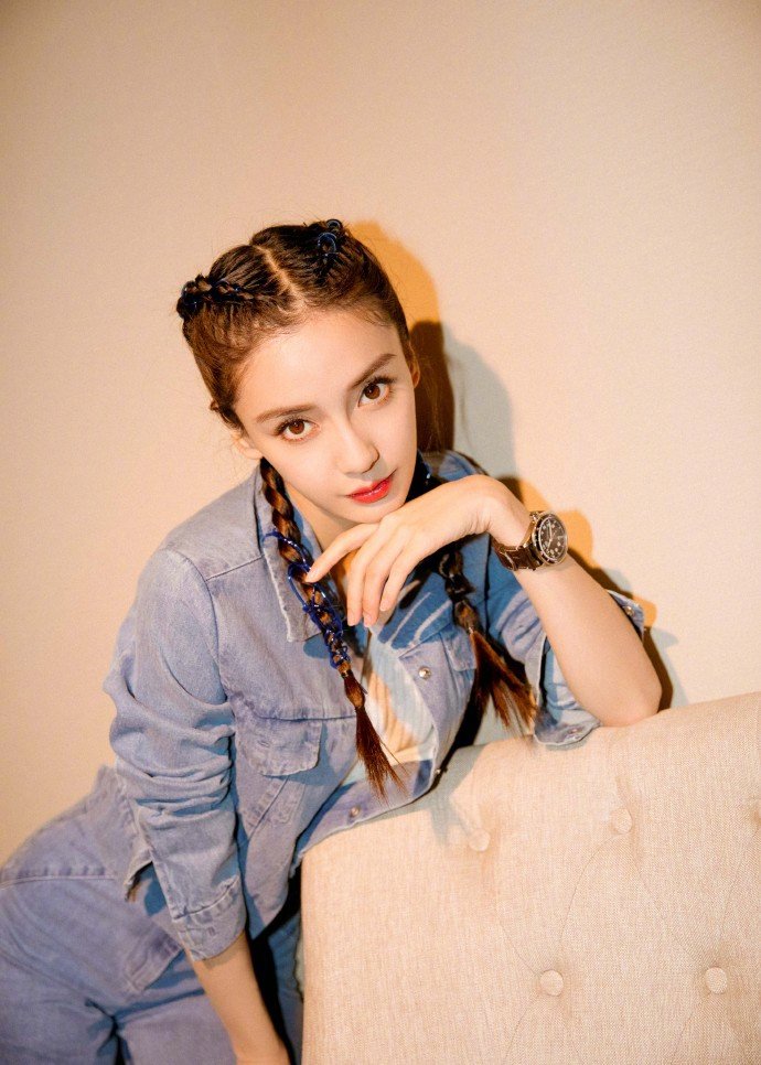 angelababy麻花辫甜酷时尚写真图片66