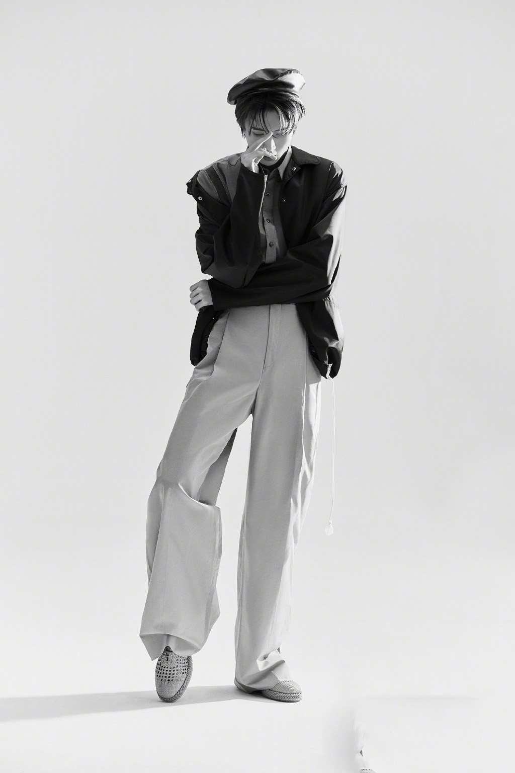 陈宥维黑白时尚杂志写真图片49