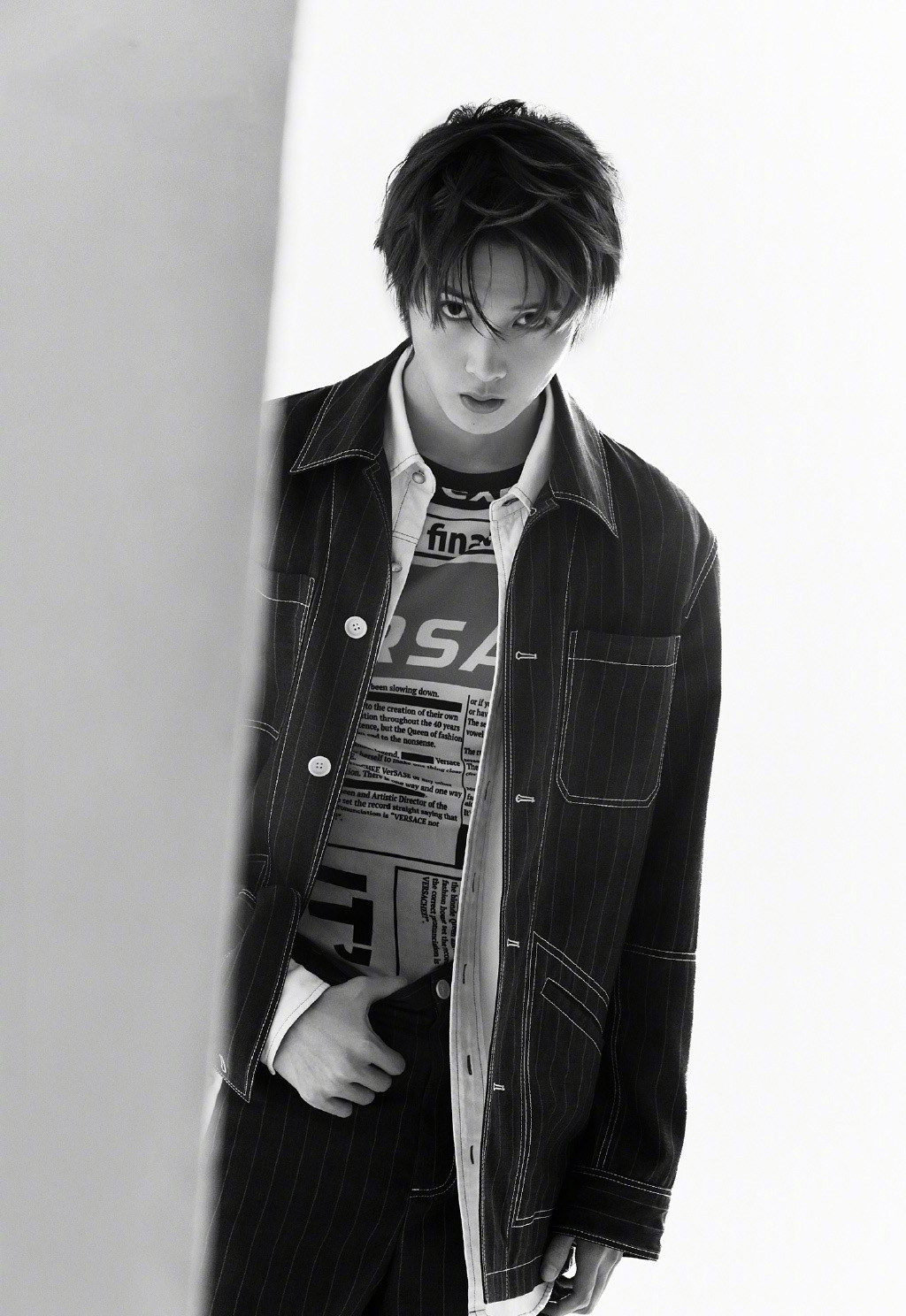 陈宥维黑白时尚杂志写真图片59