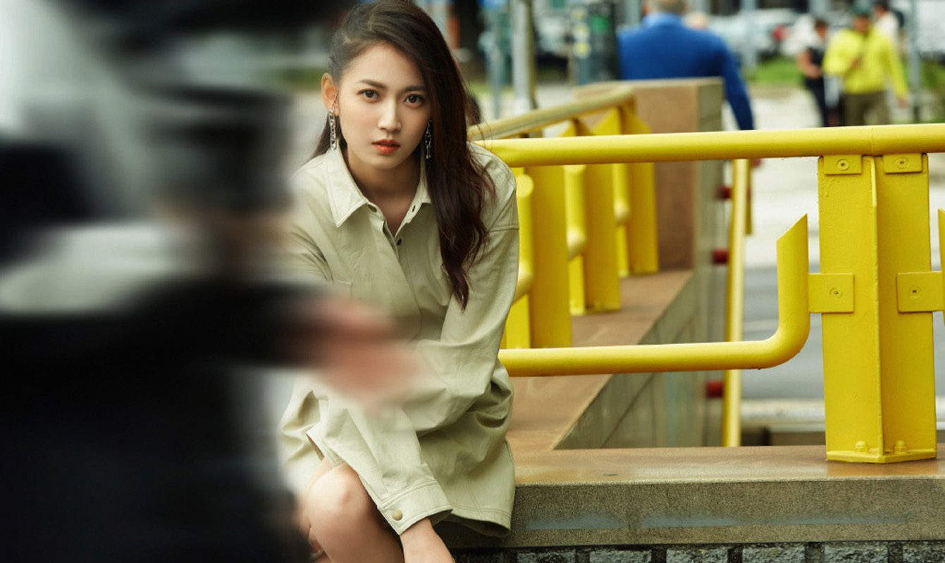 陈钰琪酷美工装服街拍图片47