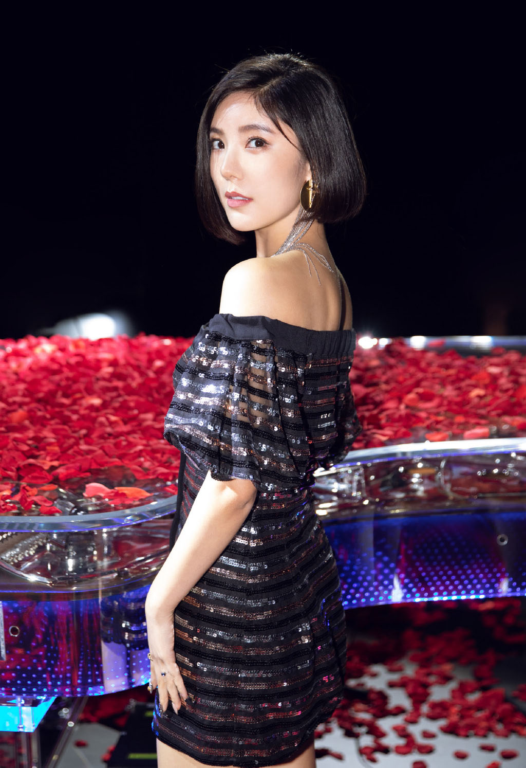 赵奕欢抹胸礼服性感图片15