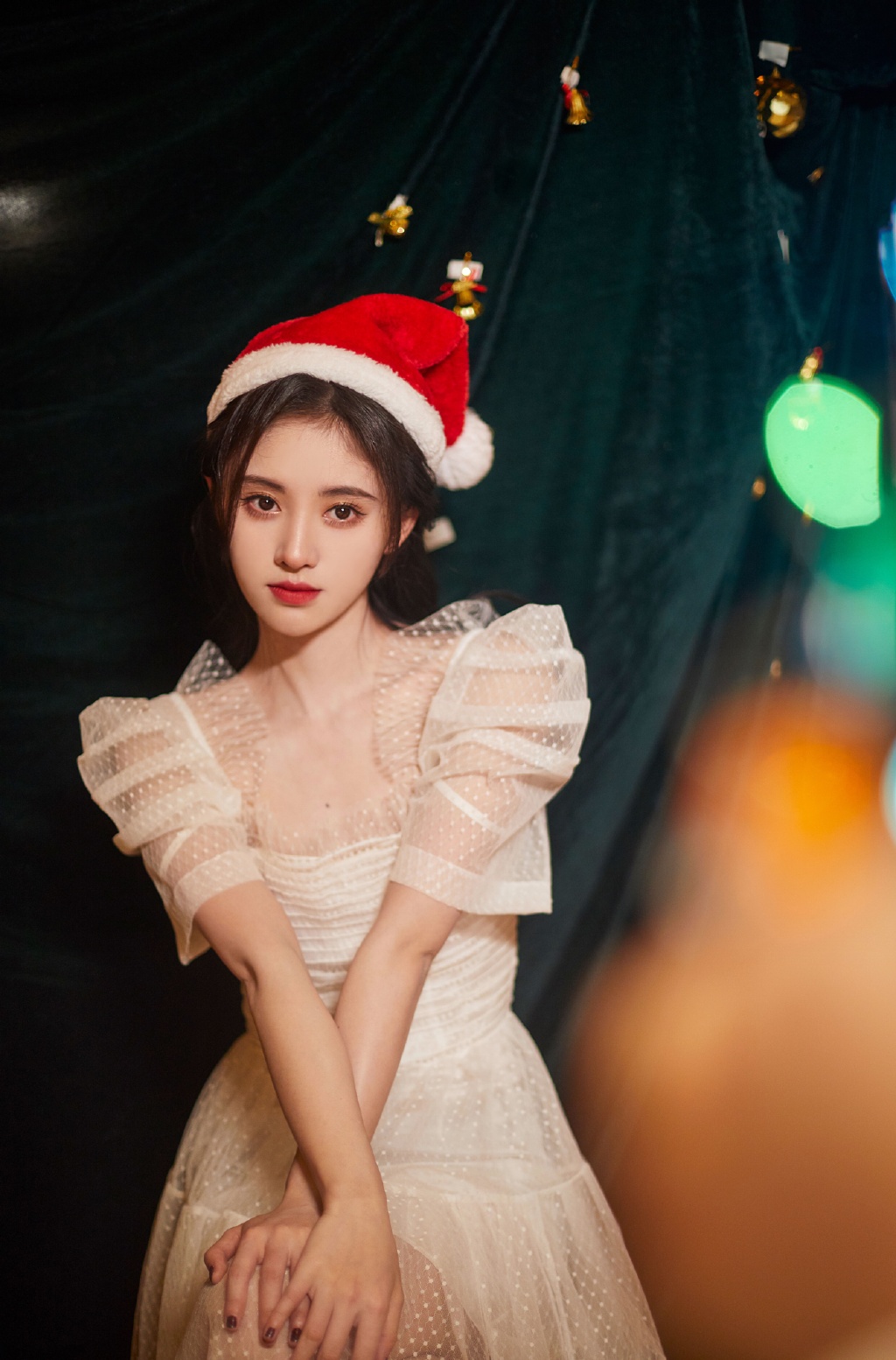 鞠婧祎圣诞节仙气写真图片910