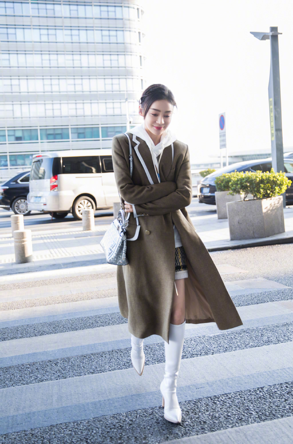 袁姗姗温暖冬日机场街拍图片19