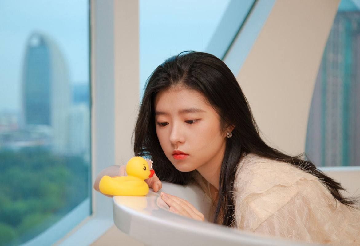 何蓝逗可爱甜美写真图片35