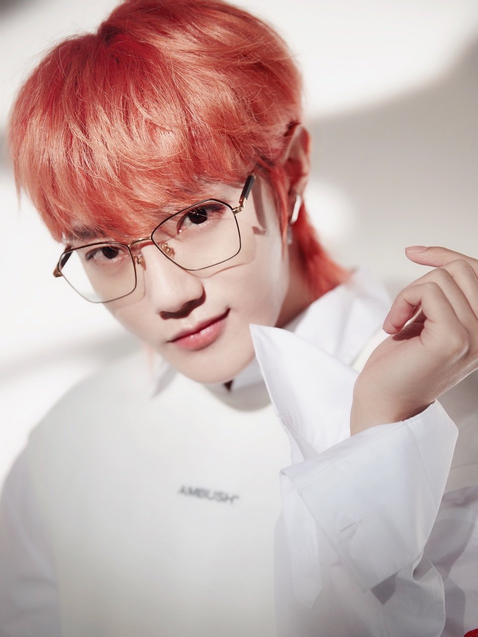 刘也红发清新写真图片24