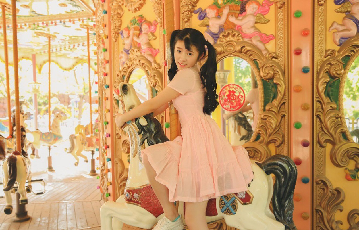 何蓝逗可爱双马尾写真图片69