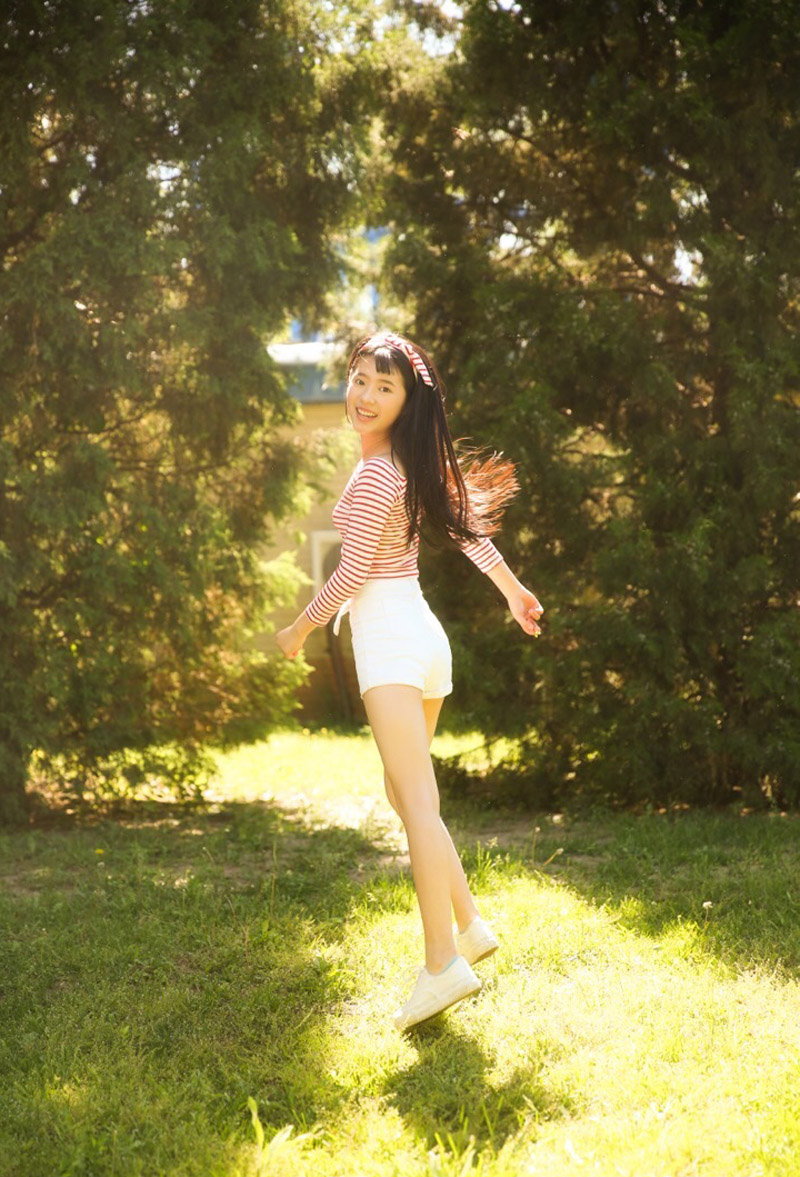 何蓝逗青春活力写真图片59