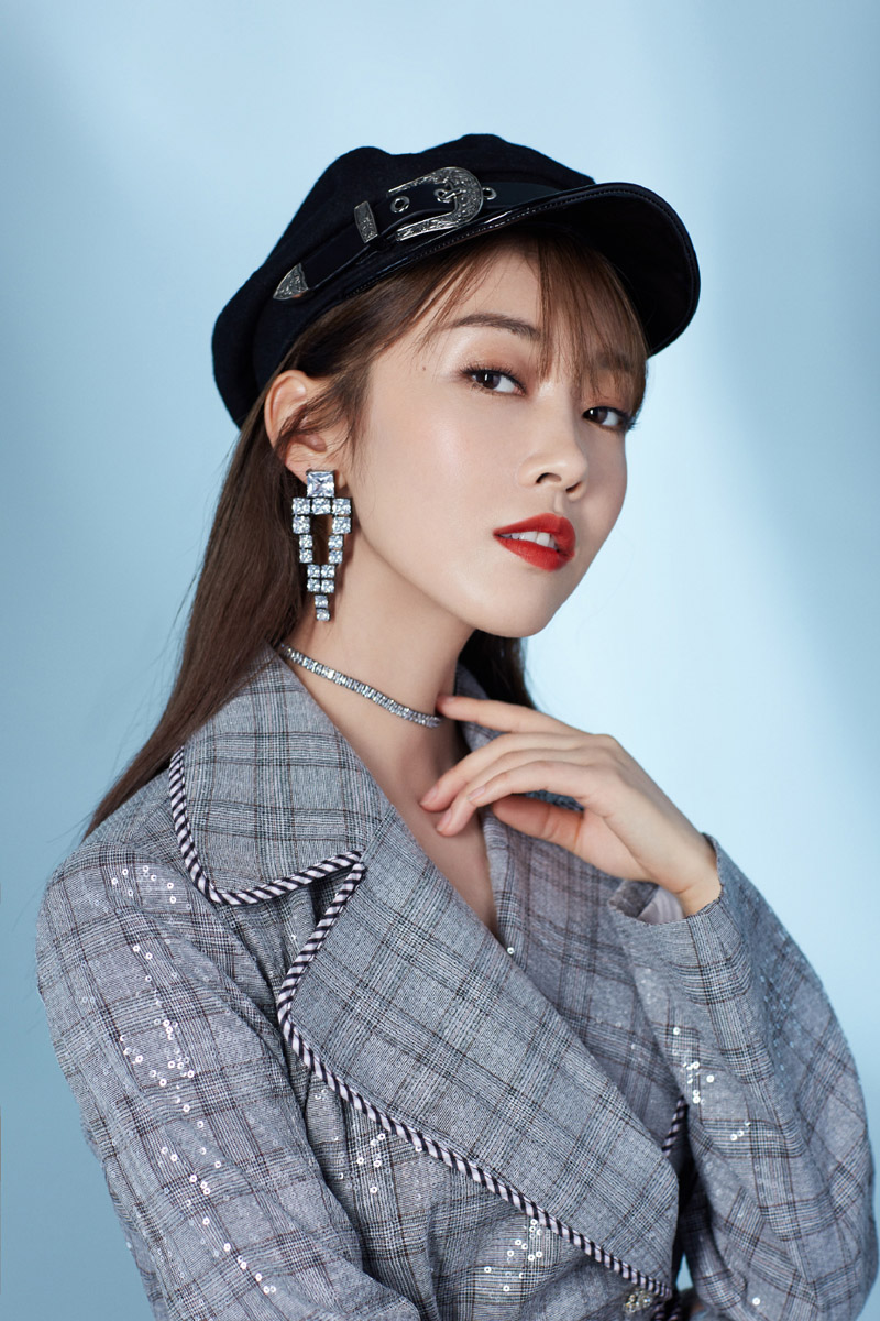 宣璐格子西装时尚写真图片47