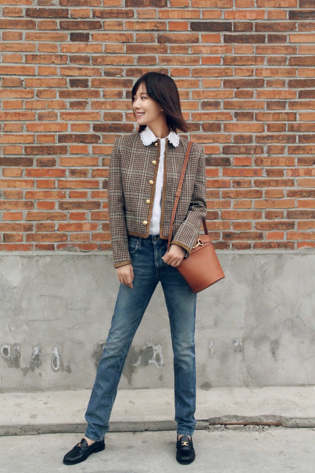 王珞丹清新恬淡街拍图片56