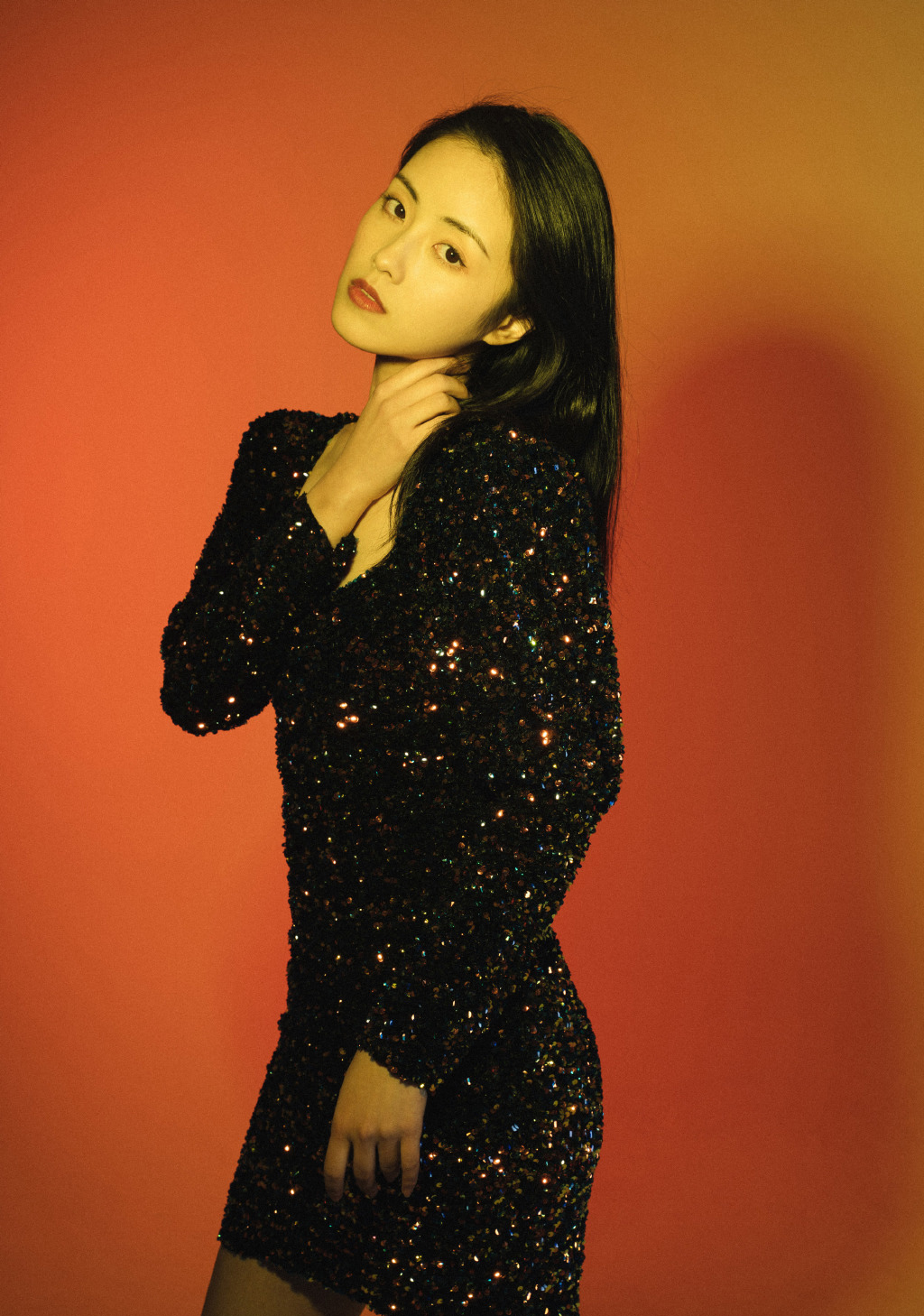 章乐韵亮片裙性感妩媚写真图片412
