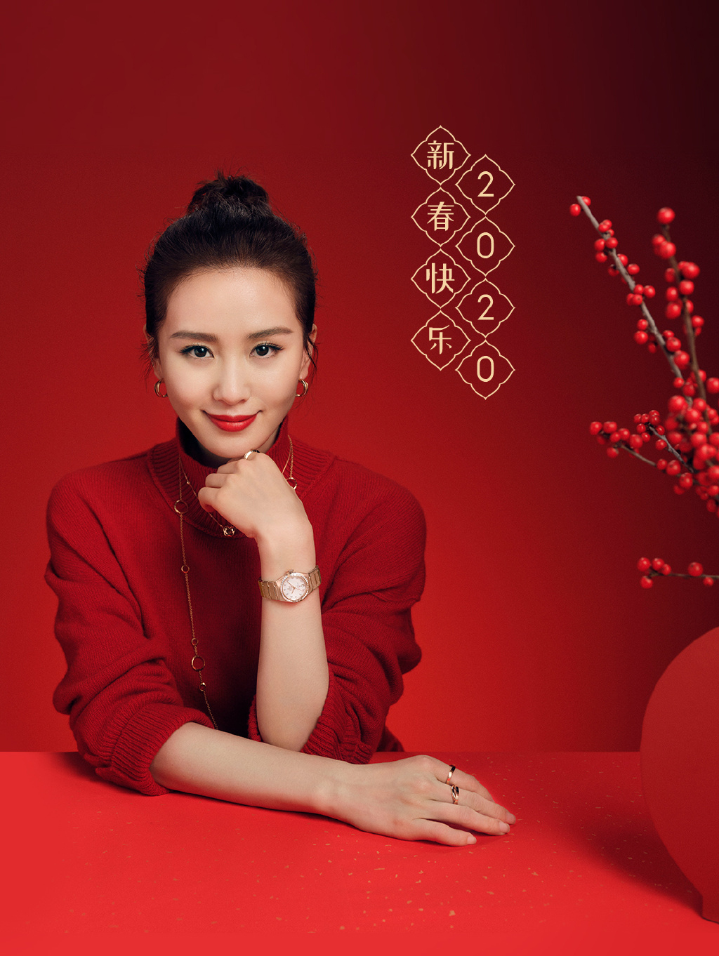 刘诗诗春节性感优雅写真图片23