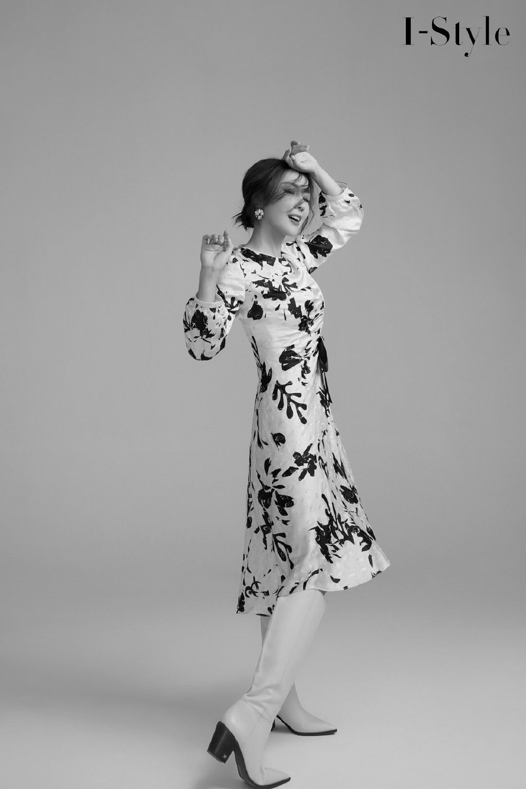 李施嬅提花礼服优雅写真图片46
