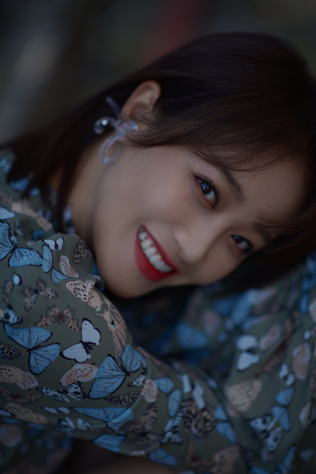 蓝盈莹蝴蝶裙性感优雅写真图片110