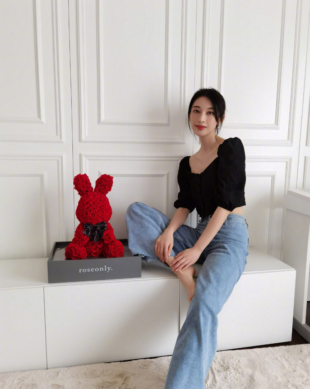 张俪清新俏皮生活照图片15