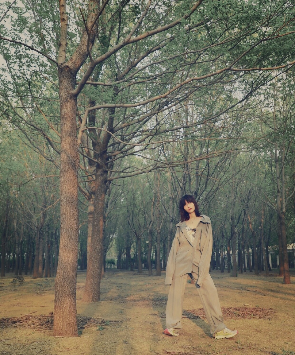 田沅林中随性洒脱写真图片311