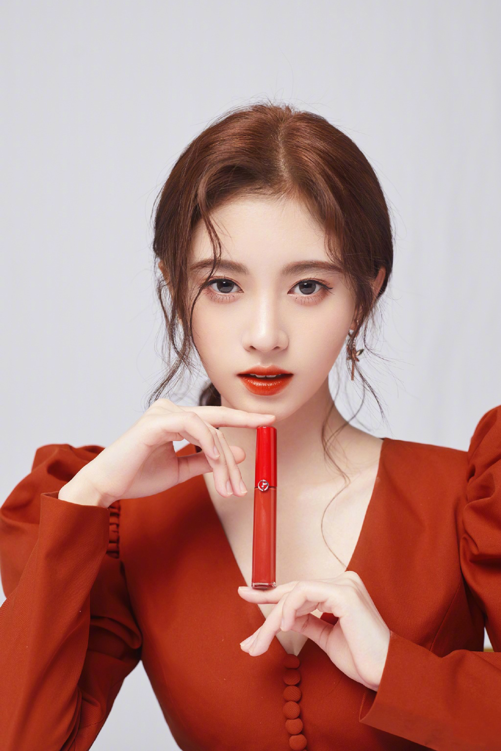 鞠婧祎阿玛尼性感代言写真图片22