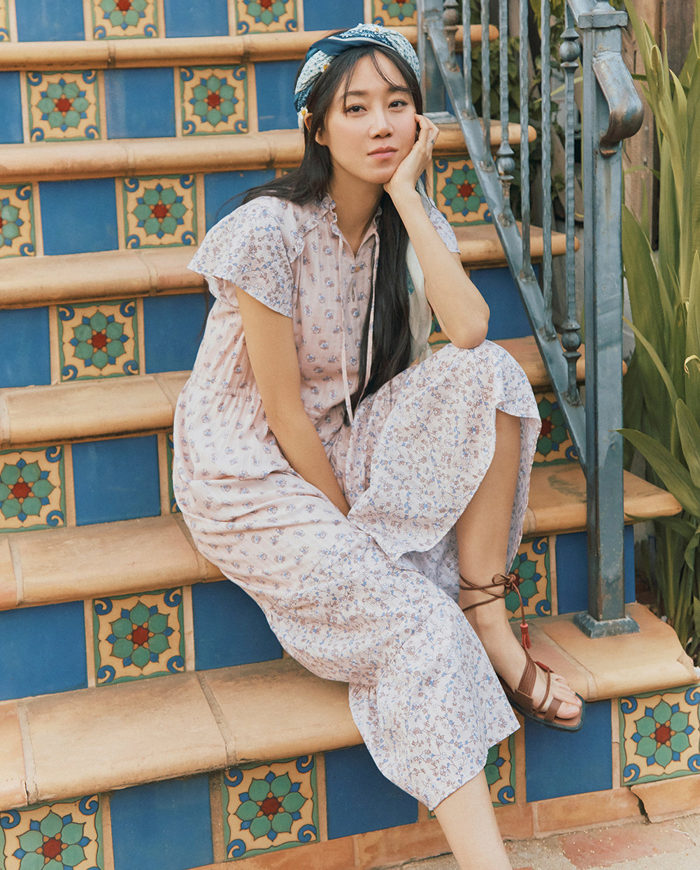 简介:孔孝真清新森系画风写真图片,分享一组孔孝真图片给大家,图中的