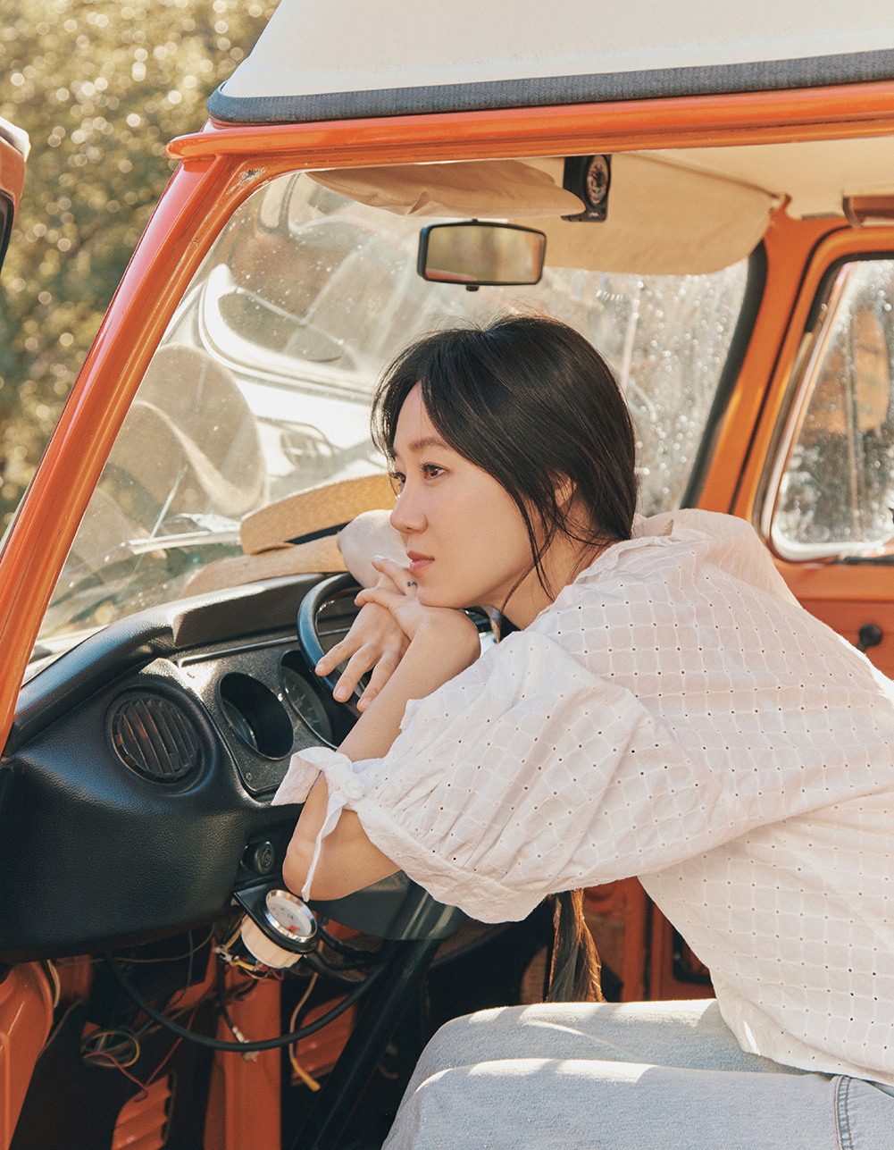 孔孝真清新森系画风写真图片89