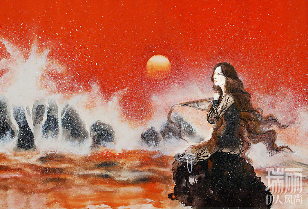 杨幂梦幻手绘杂志封面图片49