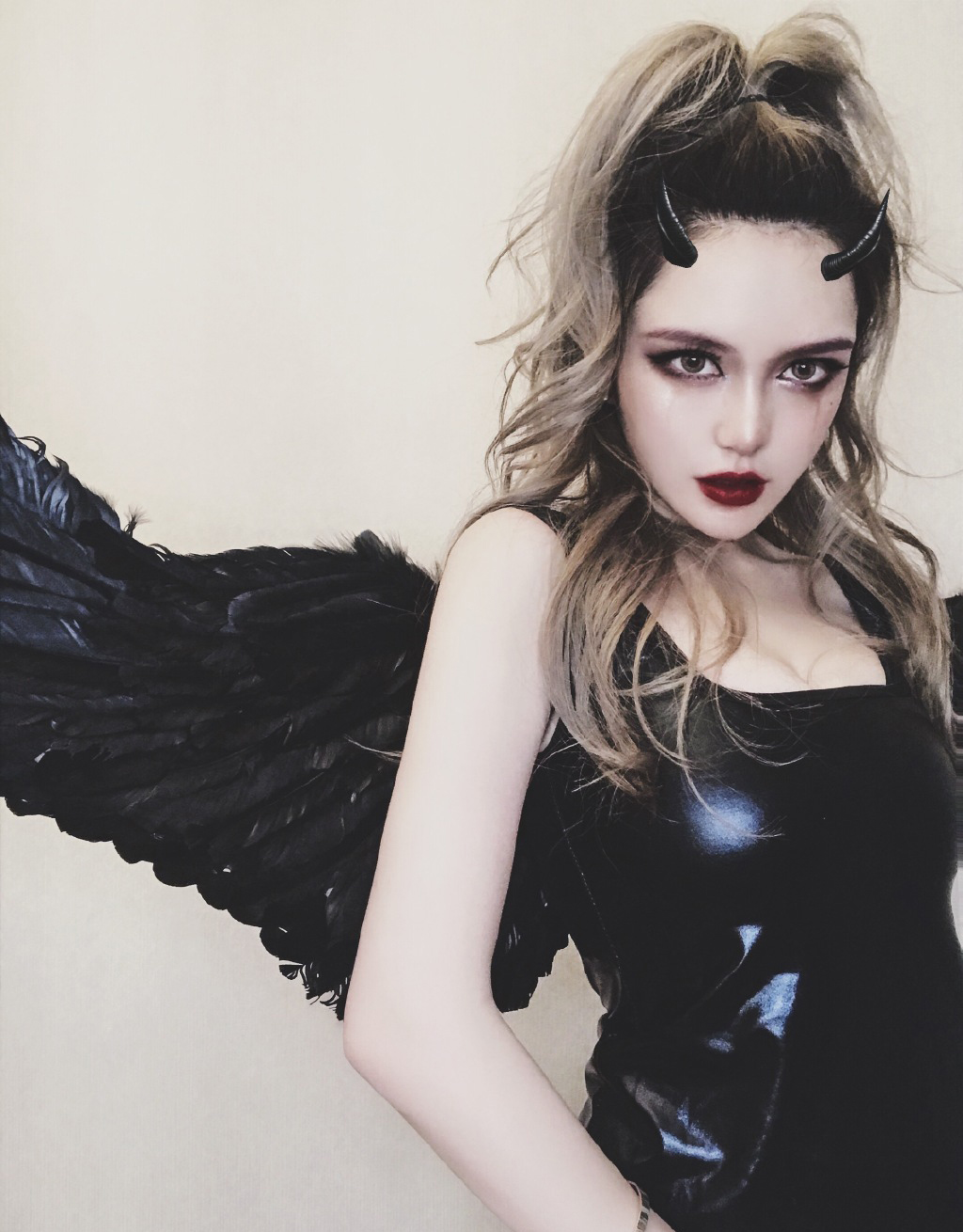 周扬青鬼魅妆容性感cos写真45