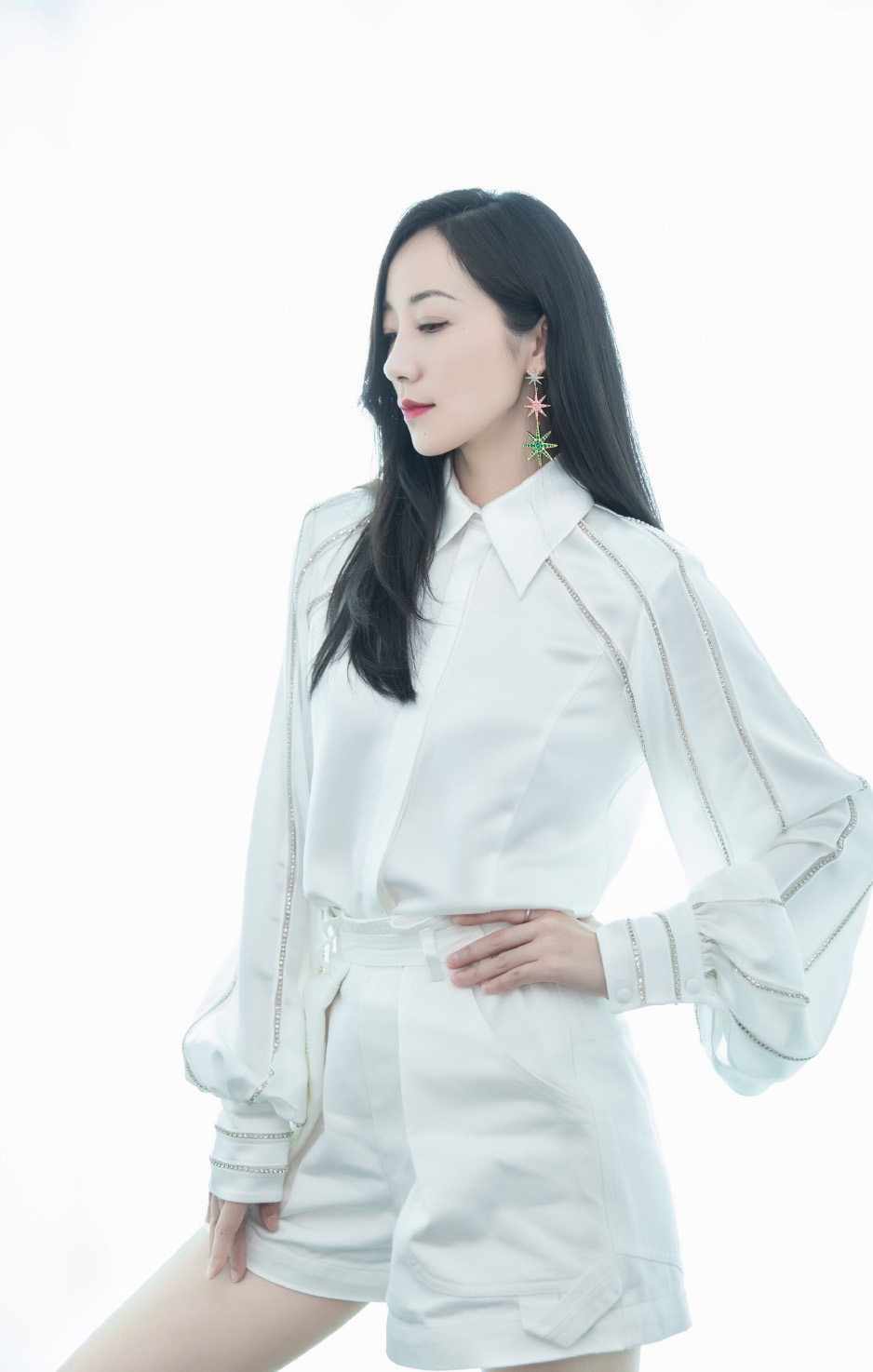 韩雪白色套装优雅写真图片45