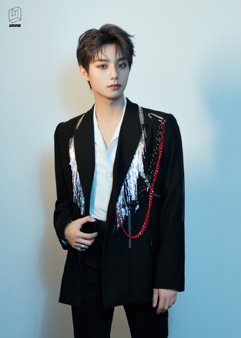 unine黑白搭时尚帅气写真49