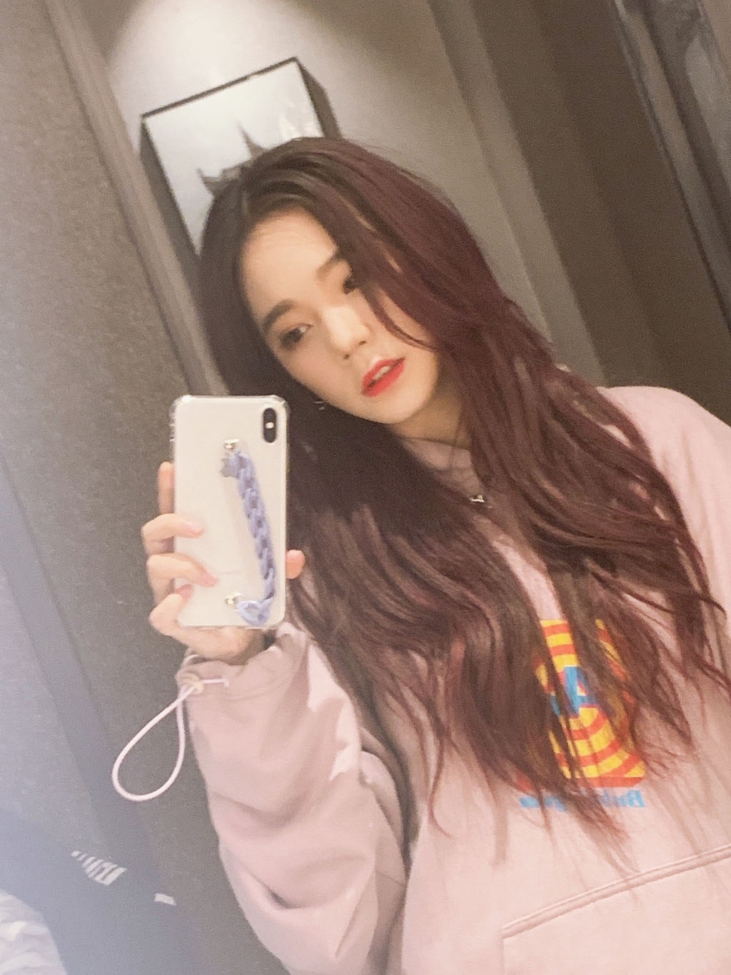 紫宁红发私服自拍照图片,张紫宁图片-第3图