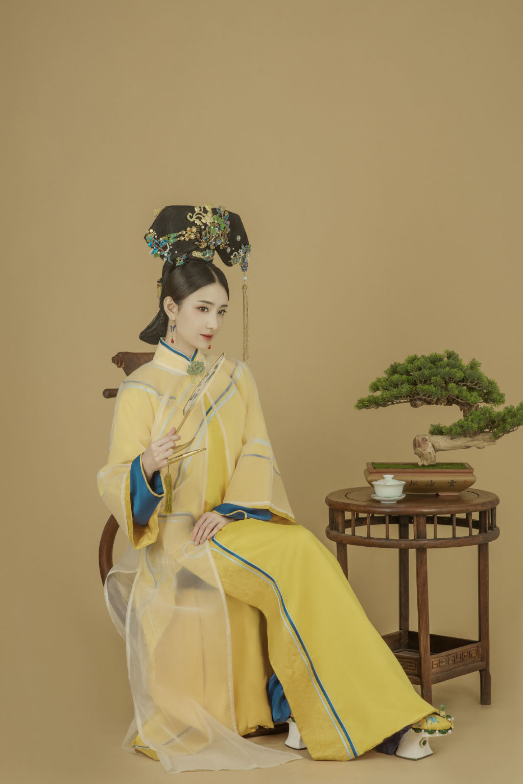 许芳铱清朝宫廷风写真图片35