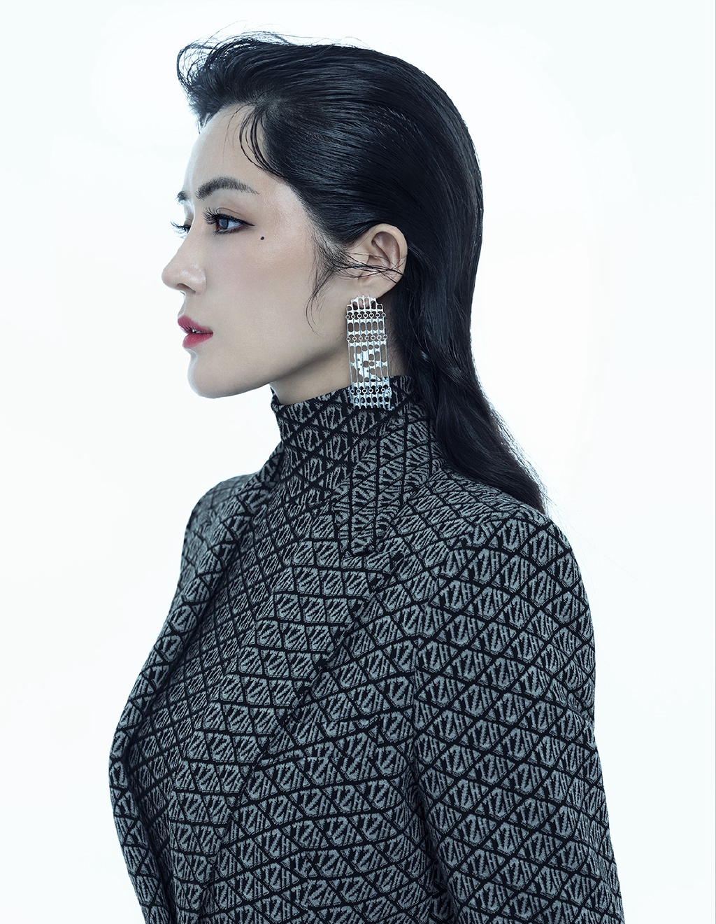 汤晶媚红色礼裙美艳写真图片59