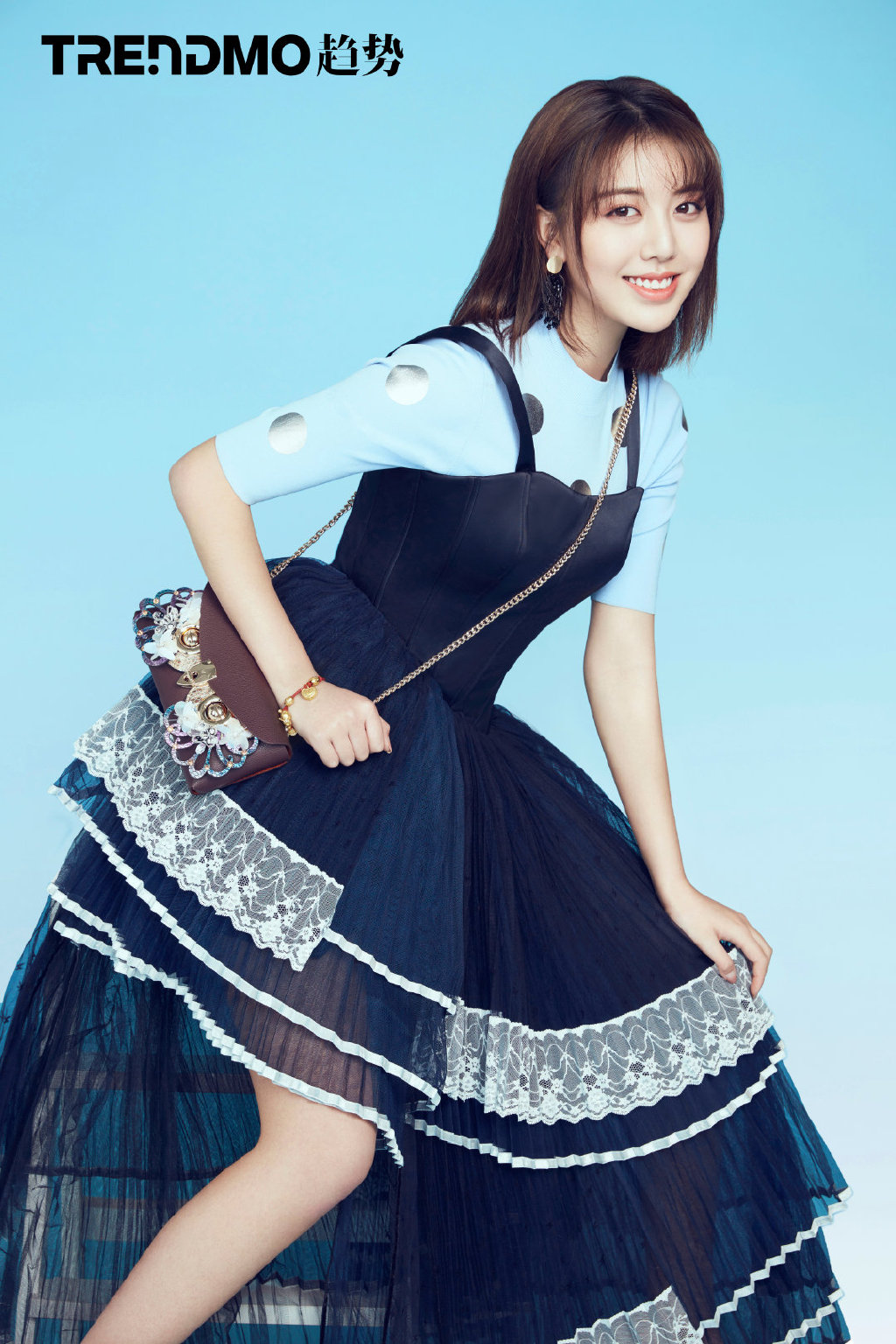 刘人语背带裙俏丽写真图片44